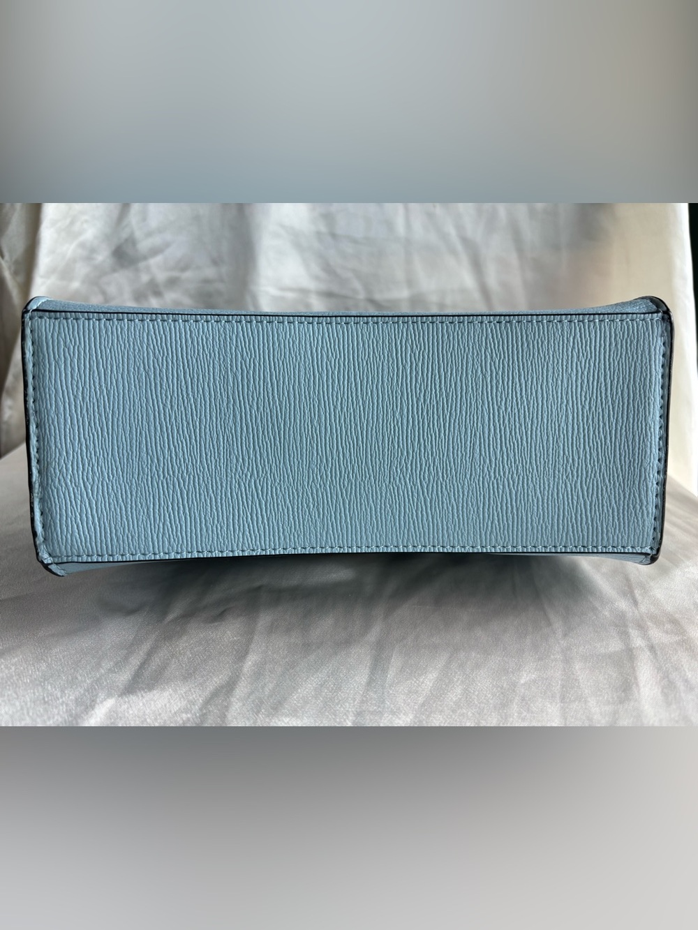 Aldo Light Blue Crossbody Bag with Tortoiseshell-Link Accent - Picture 6 of 16